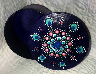 Pretty Mandala Keepsake Box