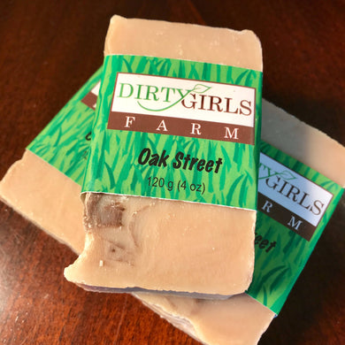 All Natural / Handcrafted / Artisanal / Cold Processed Soap: OAK STREET