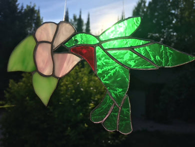 Stained Glass Humming Bird