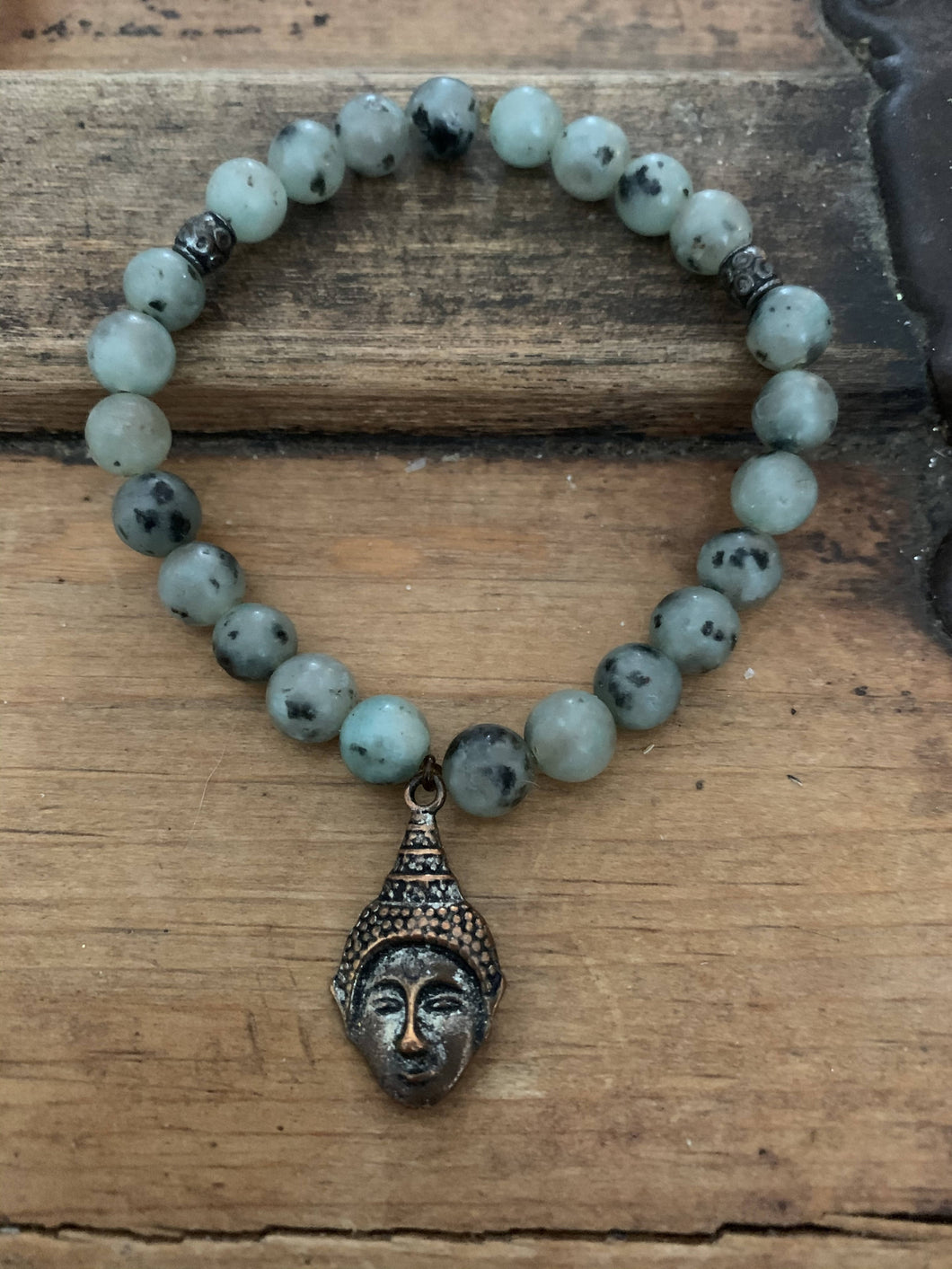 Ocean Jasper Mala Bracelet