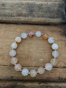 Agate Mala Bracelet