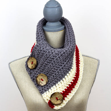 Big Button Scarf