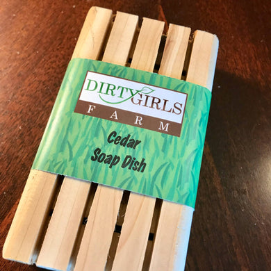 All Natural / Handmade / Artisanal: CEDAR SOAP DISH