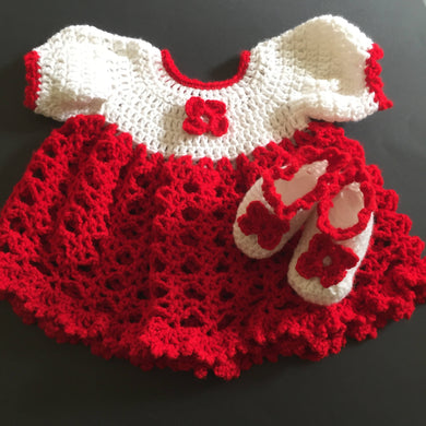 Crochet Set For Baby Girl