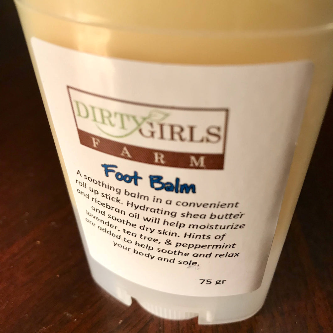 All Natural / Handcrafted / Artisanal: FOOT BALM