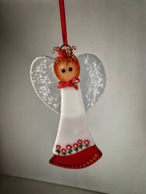 Fused glass Angel (July)