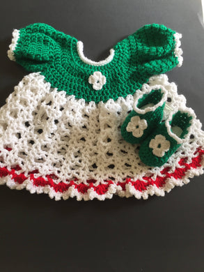 Crochet St. Patrick's Day Set For Baby Girl