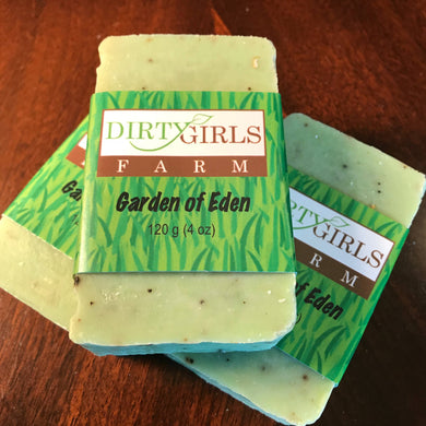 All Natural / Handcrafted /Artisanal / Cold Processed Soap: GARDEN OF EDEN