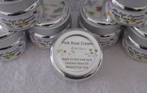 Organic Pink Rose Face and Neck Cream