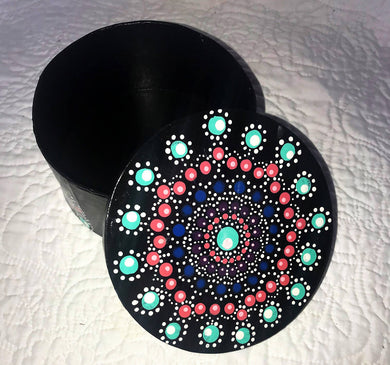 Painted Mandala Keepsake Box