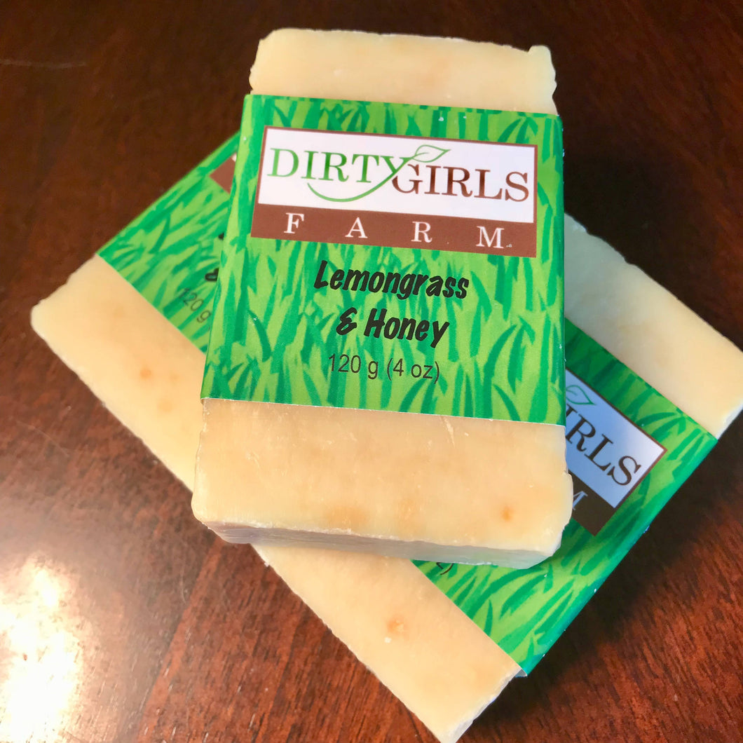 All Natural / Handcrafted / Artisanal / Cold Processed Soap: LEMONGRASS & HONEY