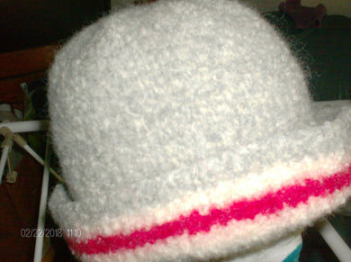 Felted toque style hat - UNISEX