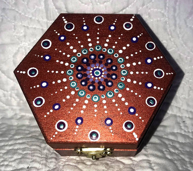 Wooden Mandala Box