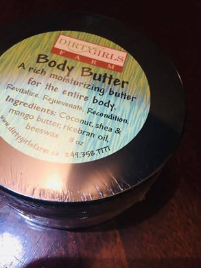 All Natural / Handcrafted / Artisanal: BODY BUTTER (UNSCENTED)