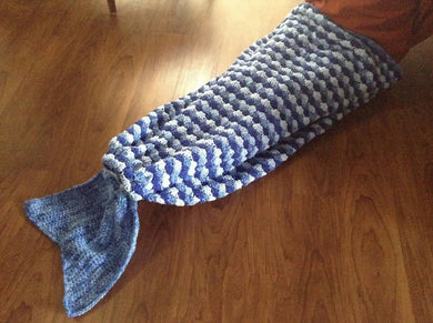 Mermaid tail blanket