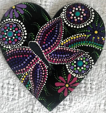 Butterflies and Hearts Mandala