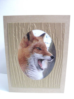 Handmade Fox Card