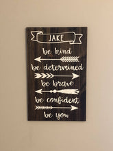 "Be Kind...Be You" Wooden Sign with Arrows - 16" x 24"