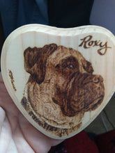 Custom drawn/wood-burned Christmas tree ornaments