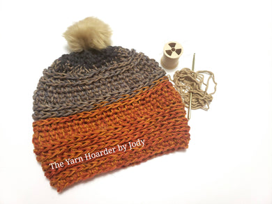 Orange Slouchy Hat