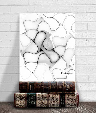 Uncompromising abstract art print